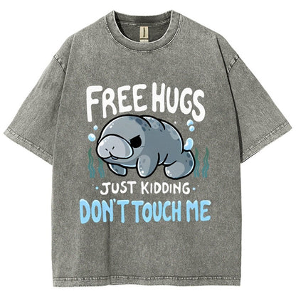 Free Hugs Vintage Distressed T-shirt