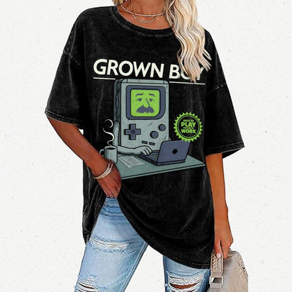 Grown Boy Vintage Distressed T-shirt