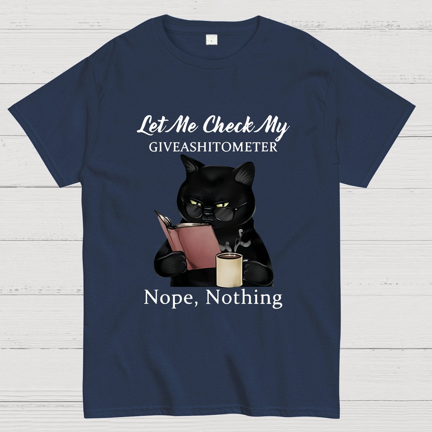 Cat Drinking Coffee Touch My Coffee I Will Slap You So Hard Nerdy T-Shirt