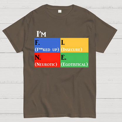 Simple Moodlings I'm F.I.N.E Geek T-Shirt