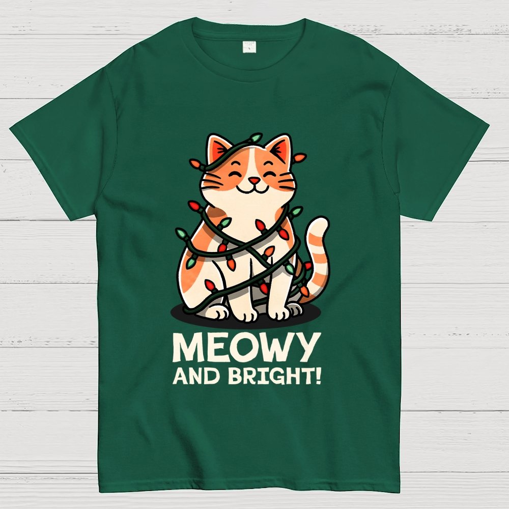 Meowy and bright! Geek T-Shirt
