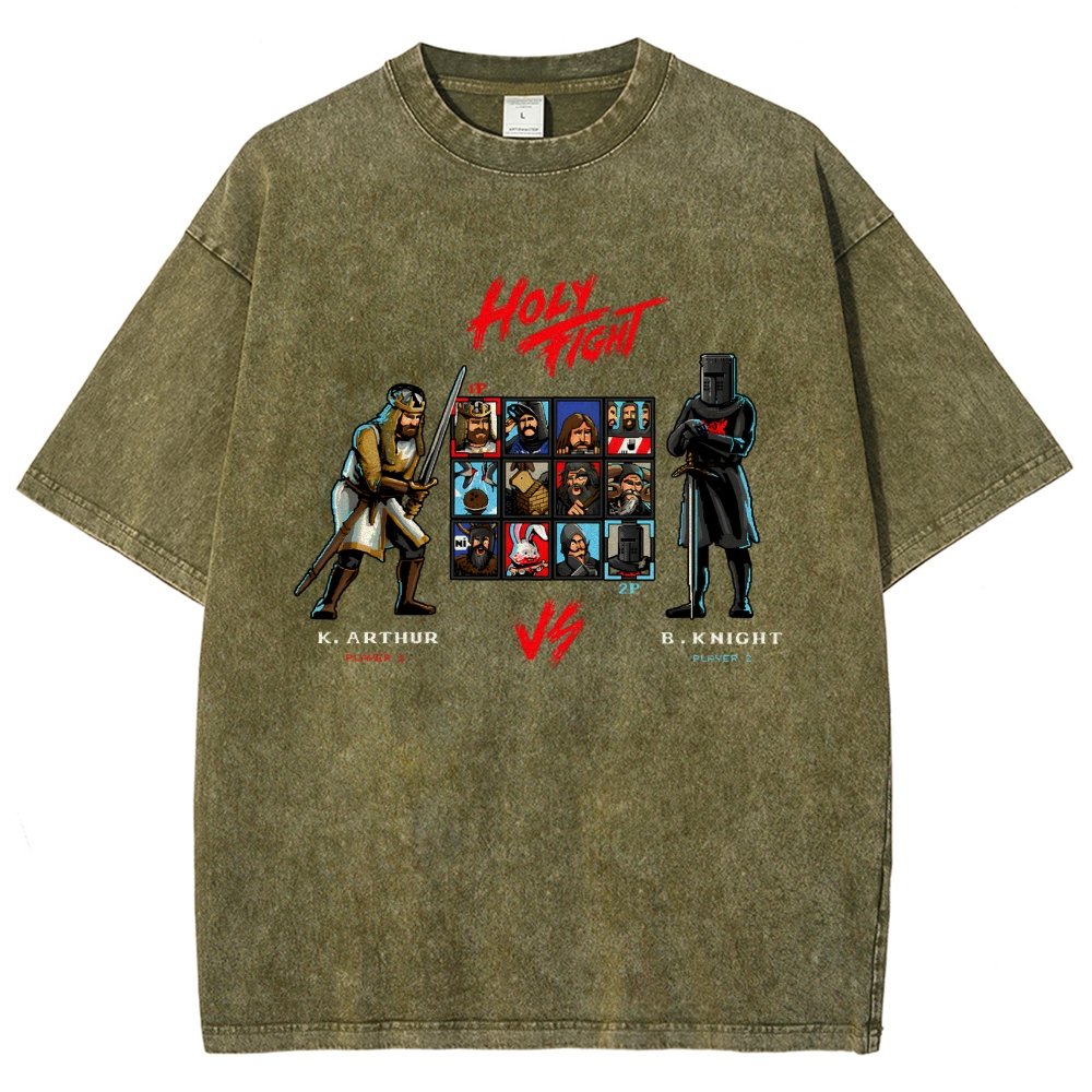 Holy Fight Vintage Distressed T-shirt