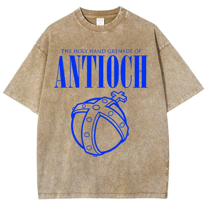 The Holy Hand Grenade of an Ancient Place Vintage Distressed T-shirt