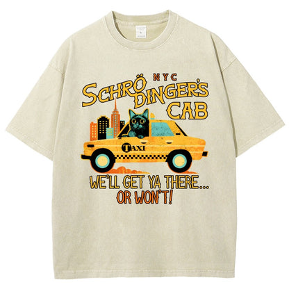Schrodinger's Cab Vintage Distressed T-shirt