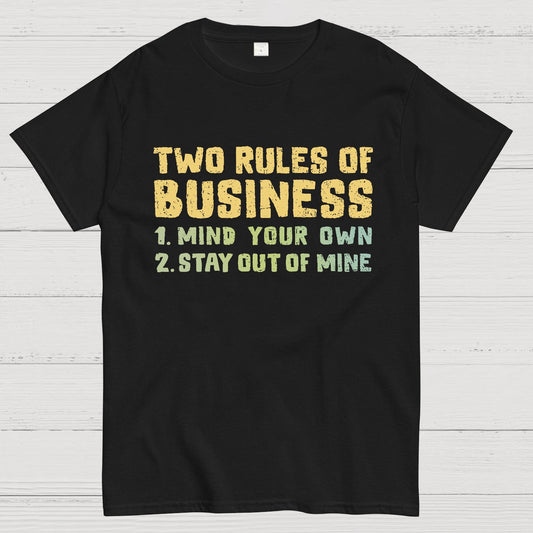 Two Rules of Business Geek T-Shirt