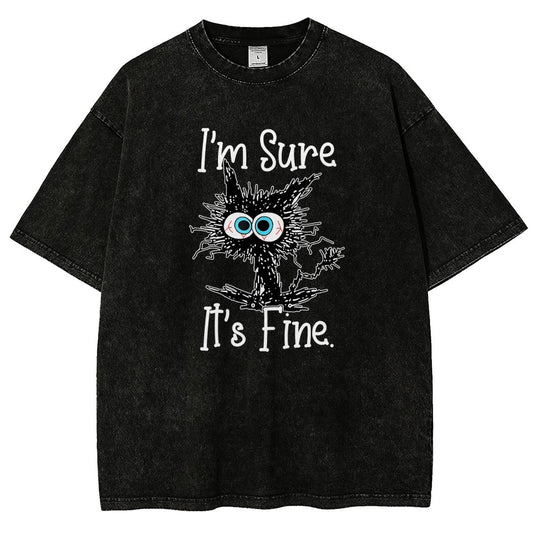 I’M Sure It’S Fine Vintage Distressed T-shirt
