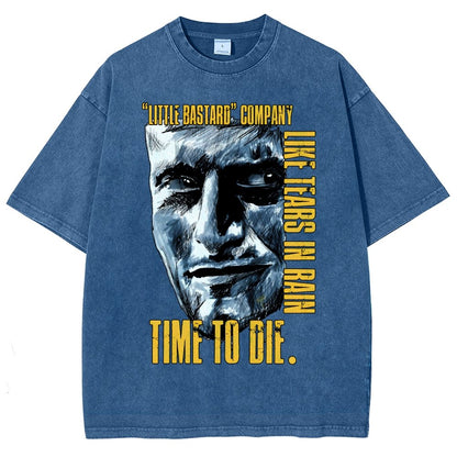 Time To Die Vintage Distressed T-shirt