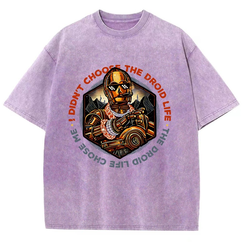 The Robot Life Vintage Distressed T-shirt