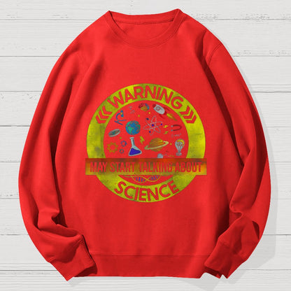 Funny Science Lover Geek Cotton Sweatshirt