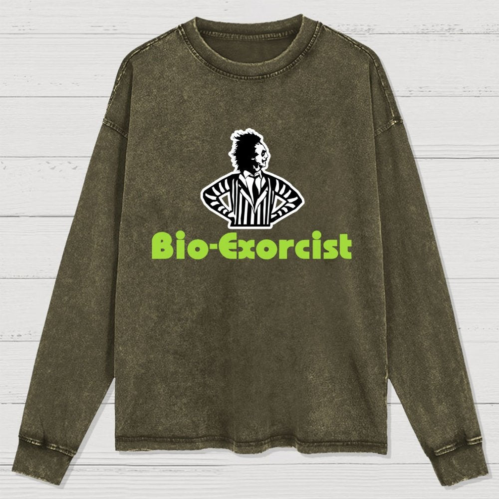 Bio-Exorcist! Washed Long Sleeve Tee