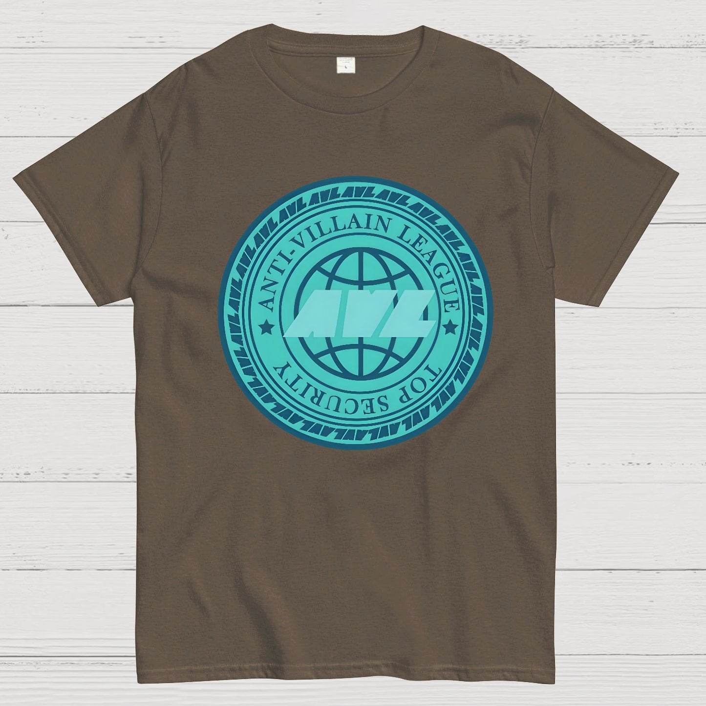 Anti-Villain League Geek T-Shirt