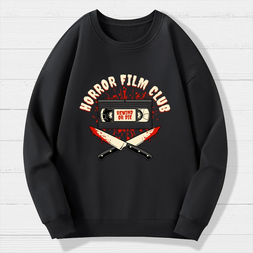 Horror Film Club Geek Cotton Sweatshirt