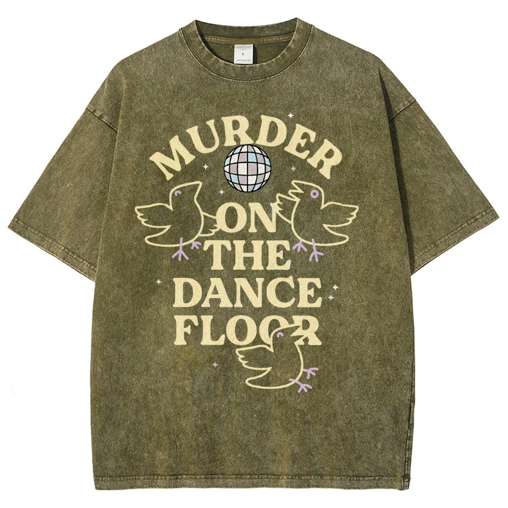 Murder On The Dance Floor Vintage Distressed T-shirt