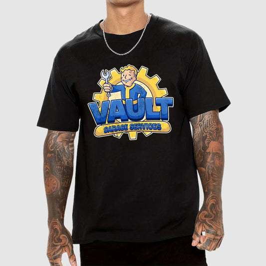 The Vault Garage Services Geek T-Shirt