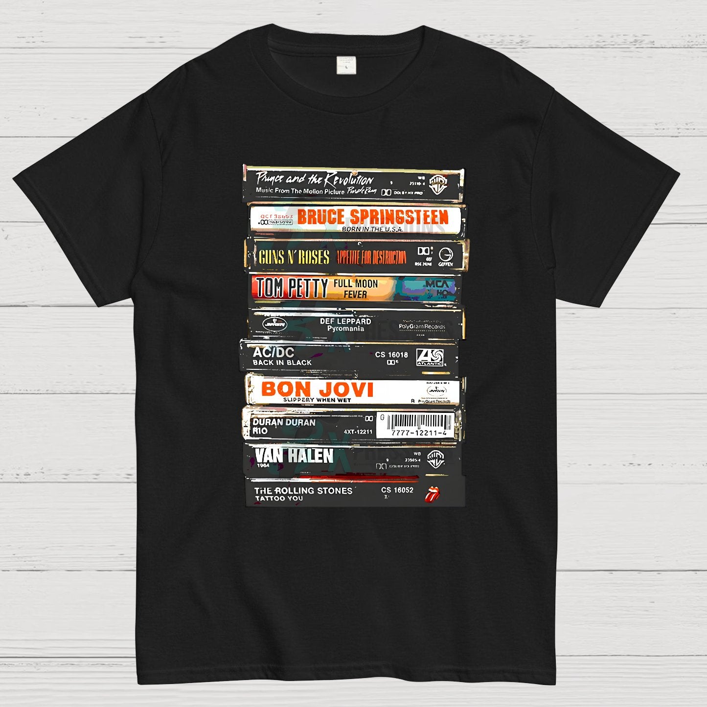 Vintage Rock Cassettes Geek T-Shirt
