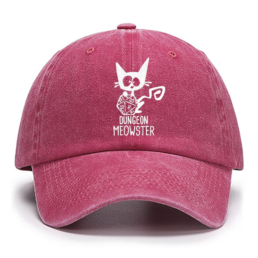 Dungeon Meowster Funny Unisex Gamer Cotton Hat
