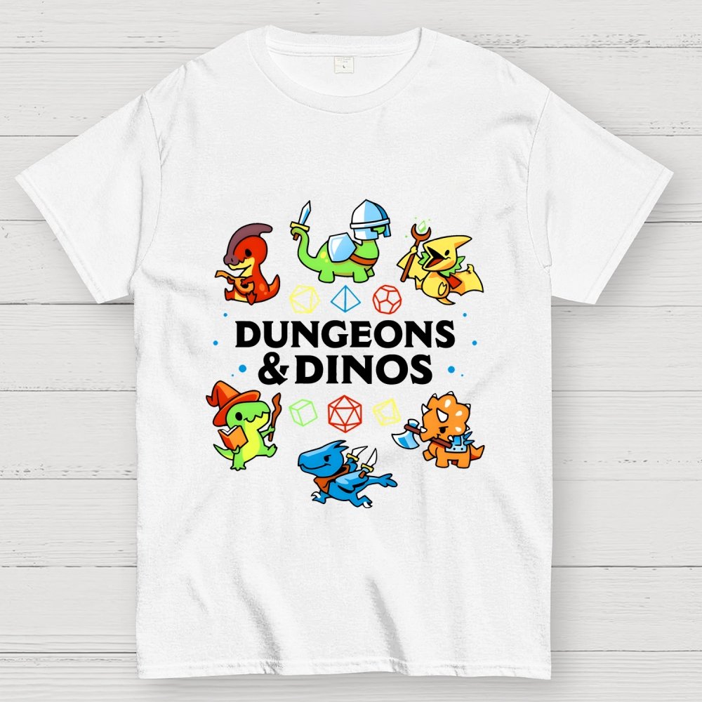 Dungeons & Dinos Geek T-Shirt