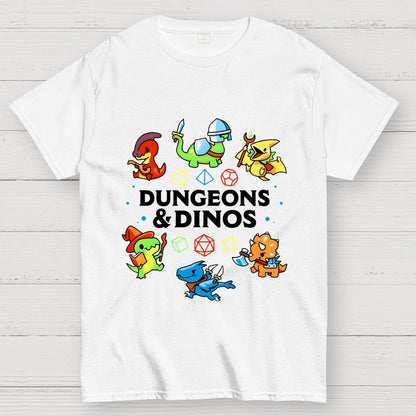 Dungeons & Dinos Geek T-Shirt
