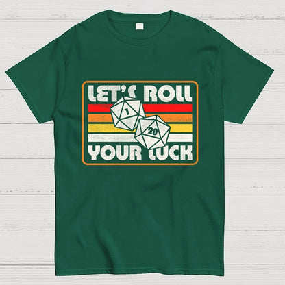 RPG Vintage Roll For Luck Geek T-Shirt