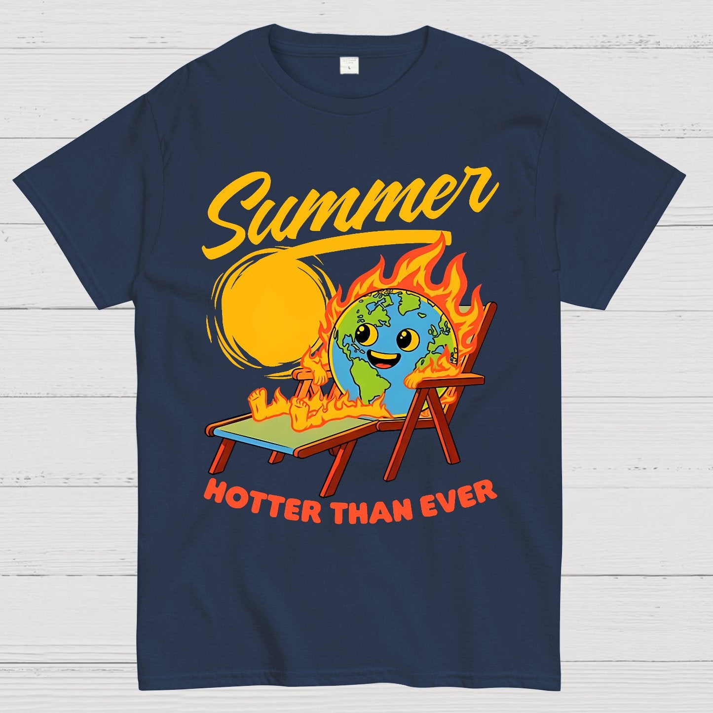 Summer Burn Earth Geek T-Shirt