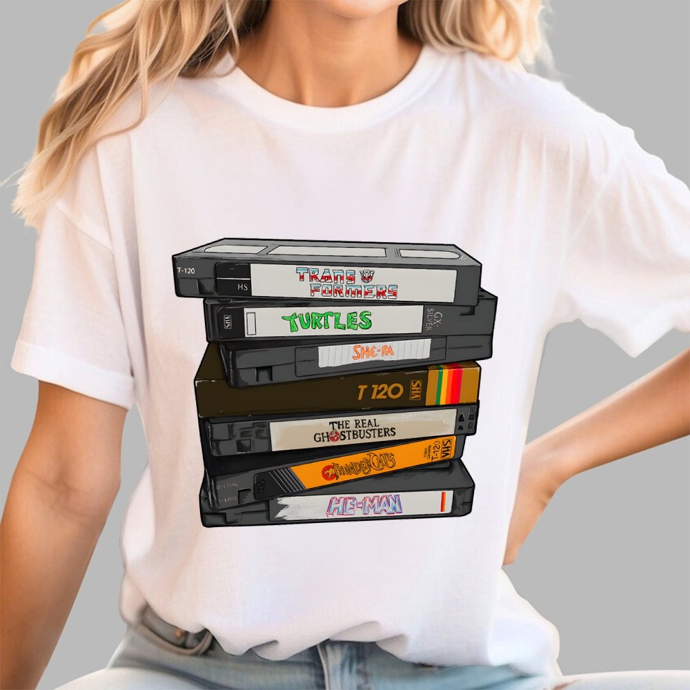 Nostalgic VHS - Action Edition Geek T-Shirt