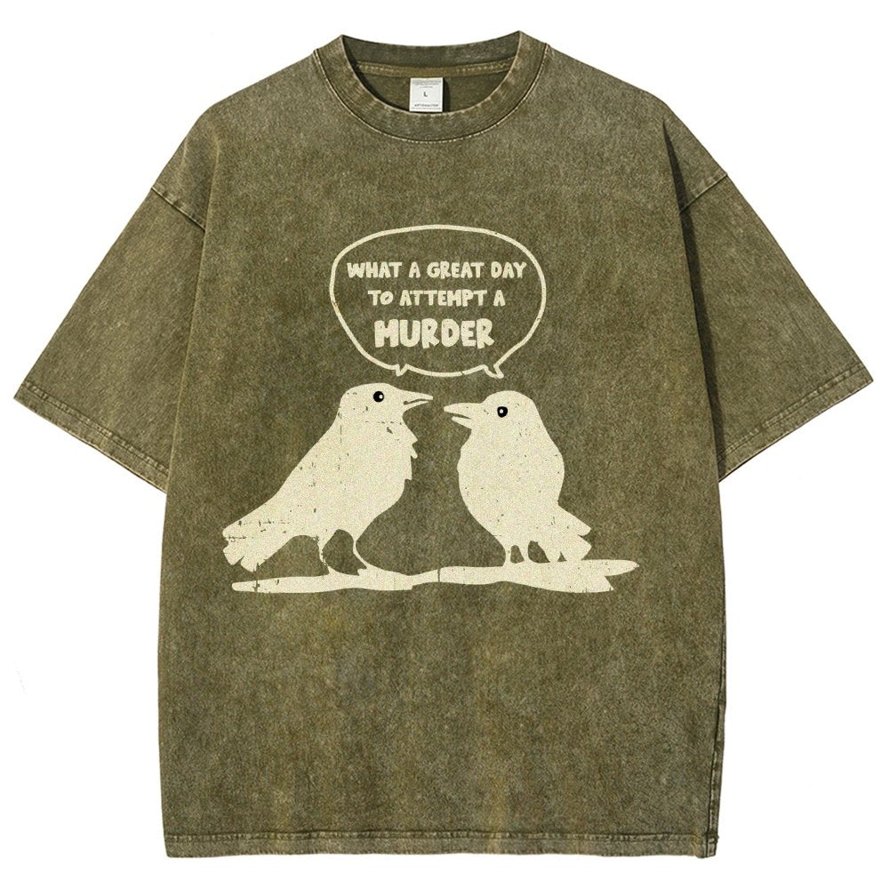 Attempted Murder Vintage Distressed T-shirt