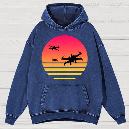 Fighter Vintage Distressed Hoodie