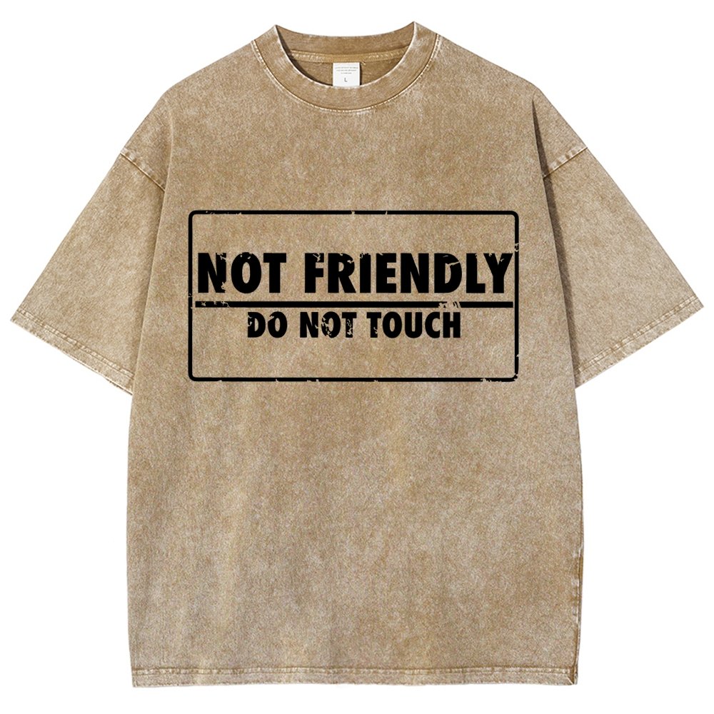 Not friendly stamp Vintage Distressed T-shirt