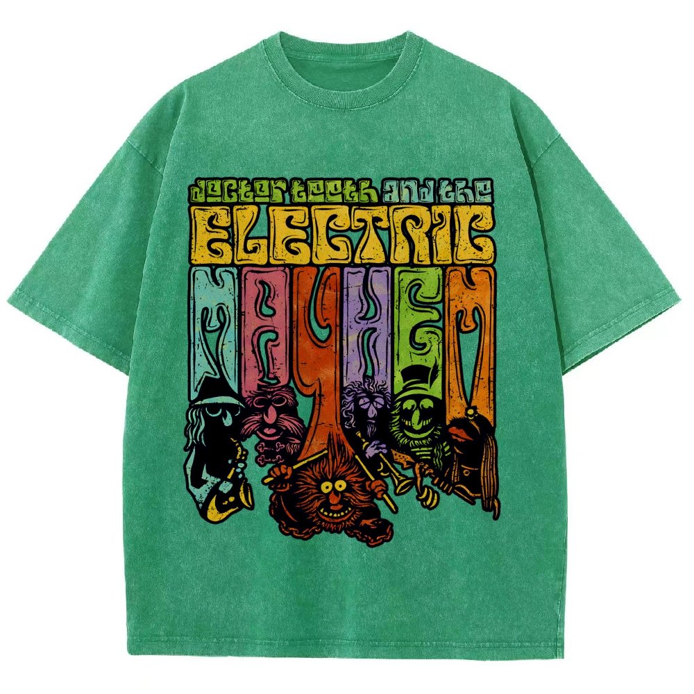 The Psychedelic Mayhem Vintage Distressed T-shirt