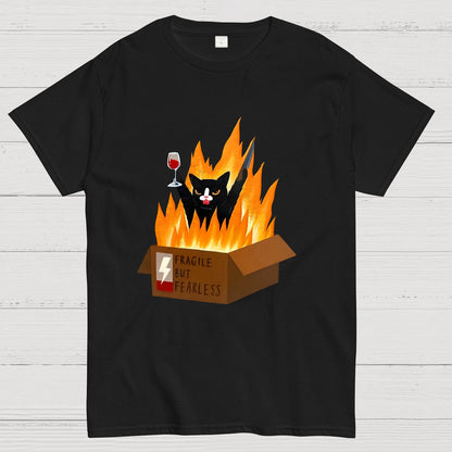 Fragile But Fearless Geek T-Shirt