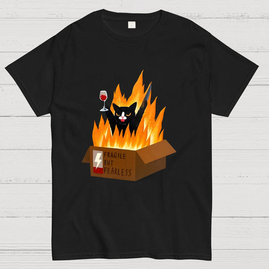 Fragile But Fearless Geek T-Shirt