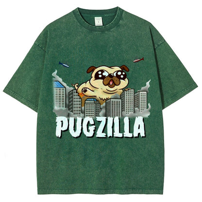Pugzilla Vintage Distressed T-shirt