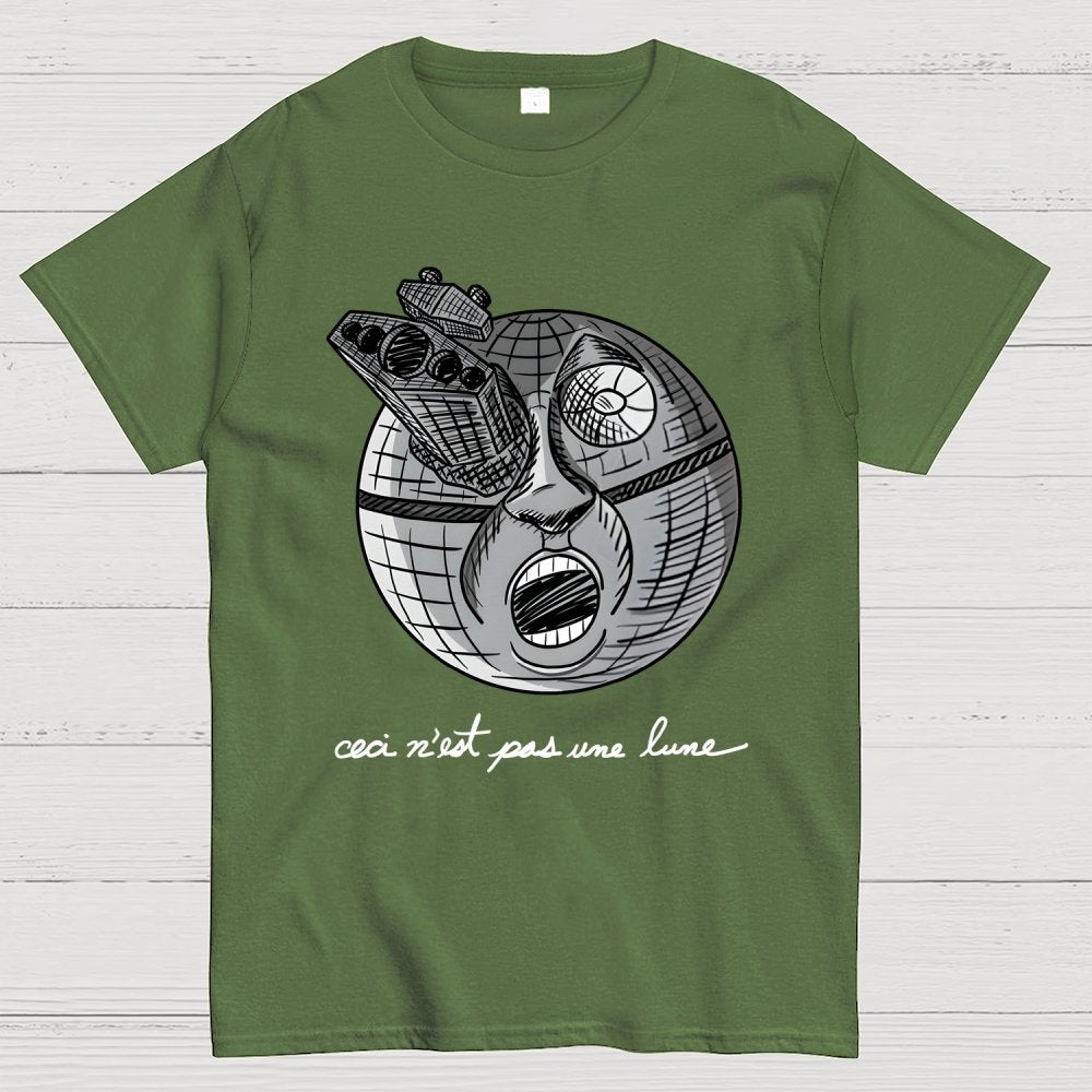 Ceci N’Est Pas Une Lune Geek T-Shirt