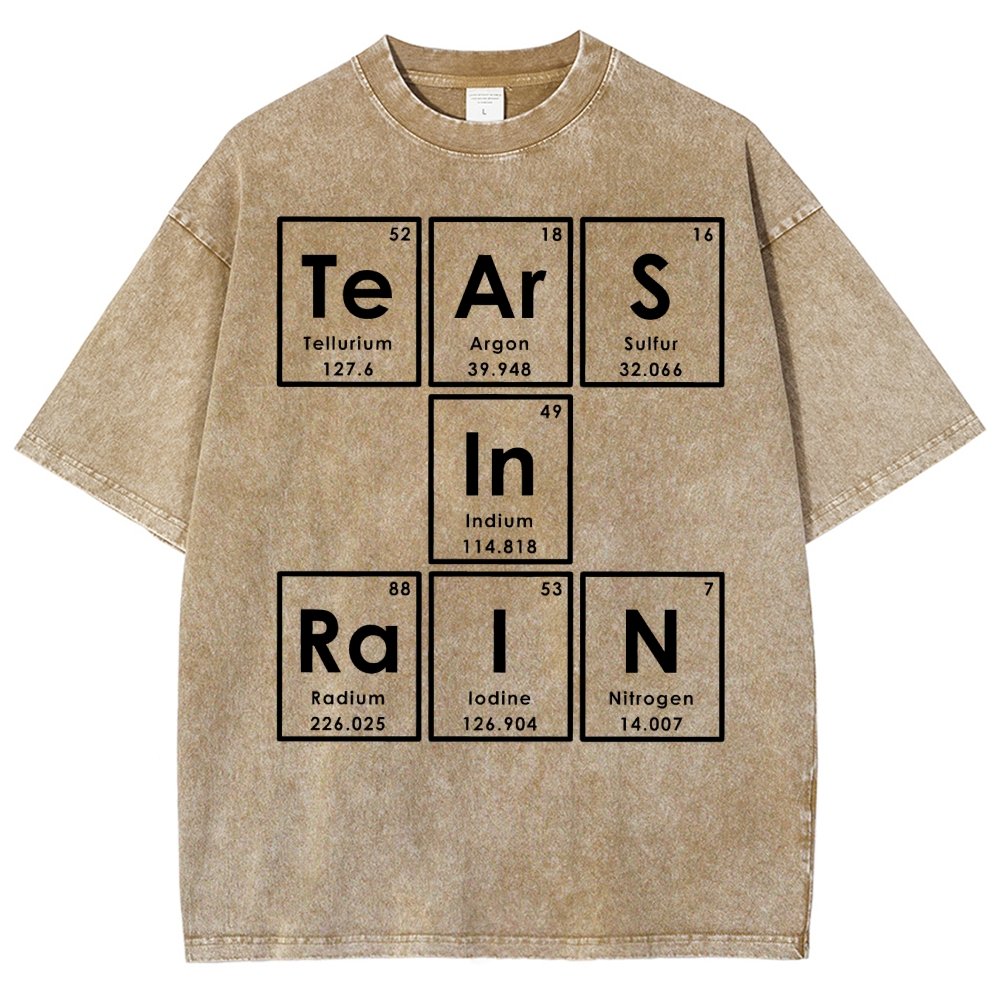 TeArS In RaIN Essential Vintage Distressed T-shirt