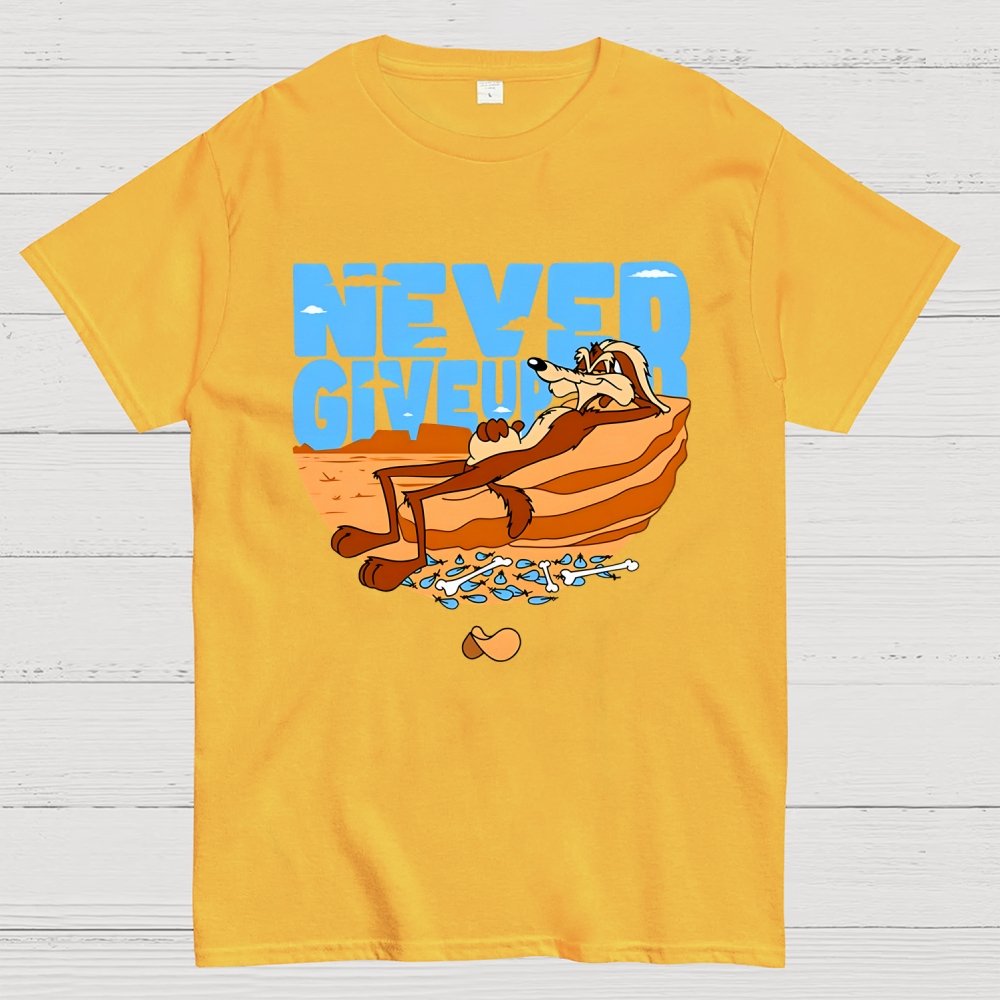 Never Give Up Geek T-Shirt