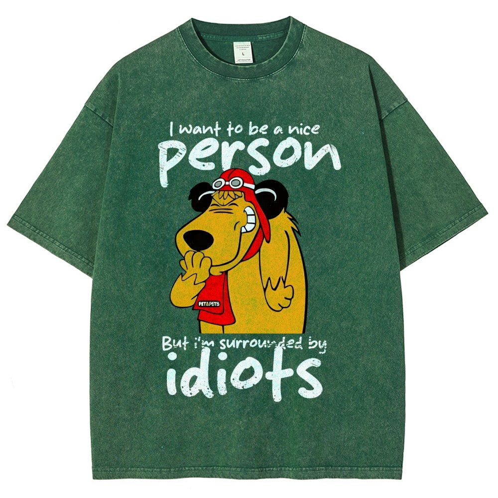 Sourronded by idiots Vintage Distressed T-shirt