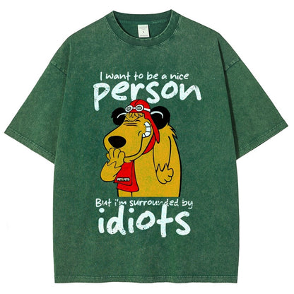 Sourronded by idiots Vintage Distressed T-shirt