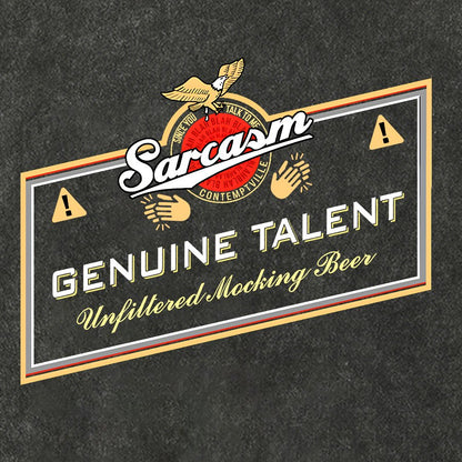 Sarcasm Genuine Talent Vintage Distressed T-shirt