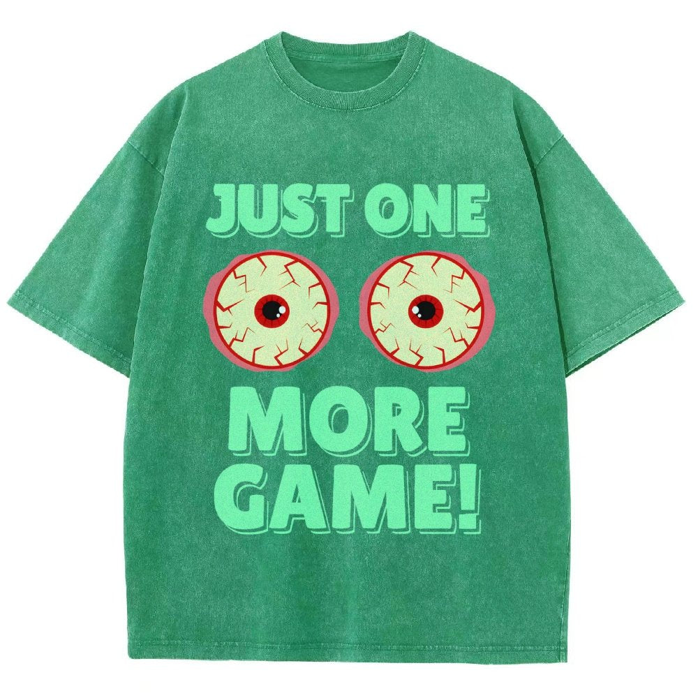 One More Game  Vintage Distressed T-shirt