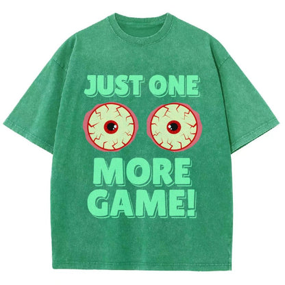 One More Game  Vintage Distressed T-shirt
