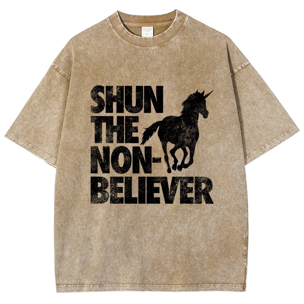 Shun the Non-Believer! Vintage Distressed T-shirt