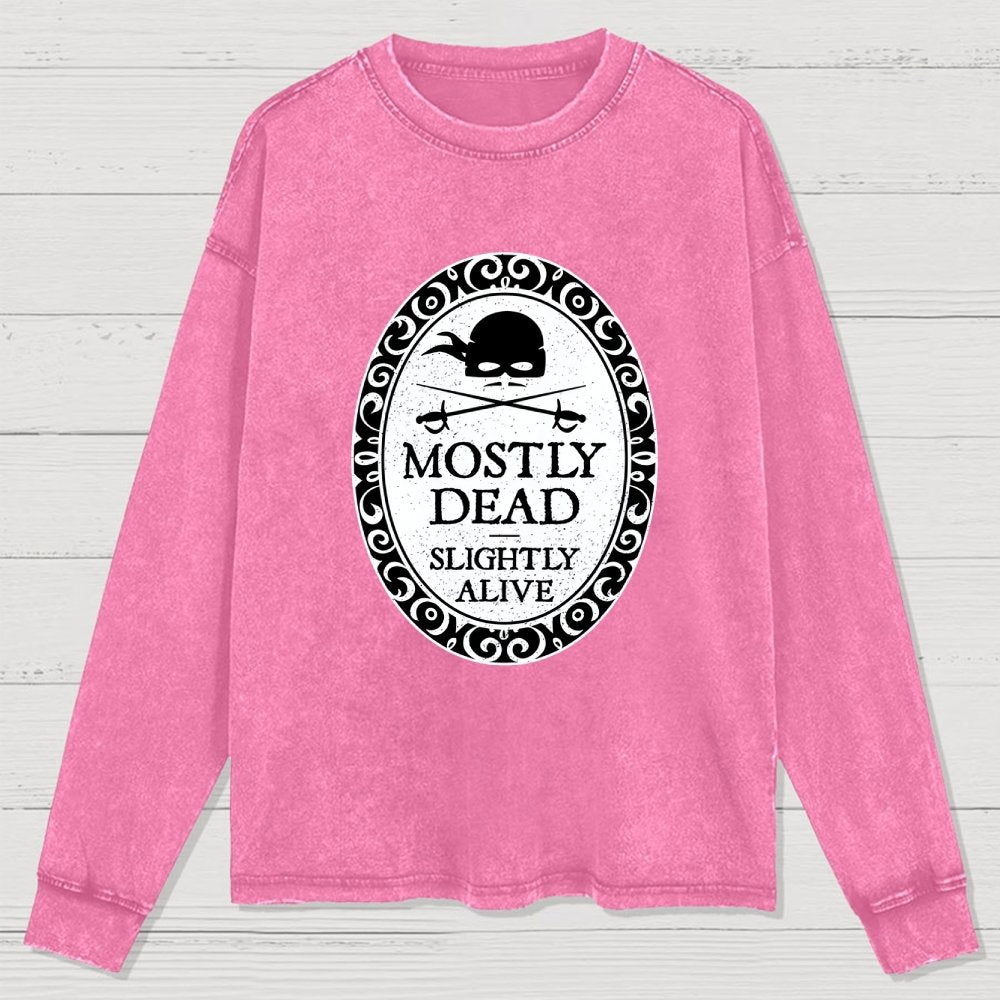 Mostly Dead Washed Long Sleeve Tee
