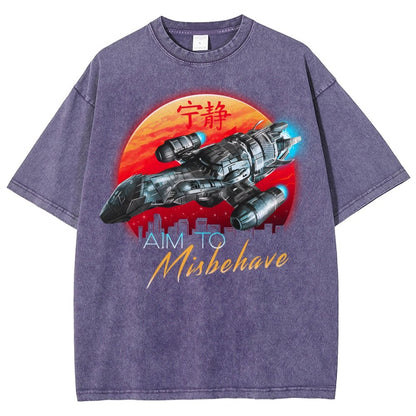Watch How I Soar Vintage Distressed T-shirt