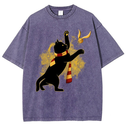 Harry Cat Vintage Distressed T-shirt