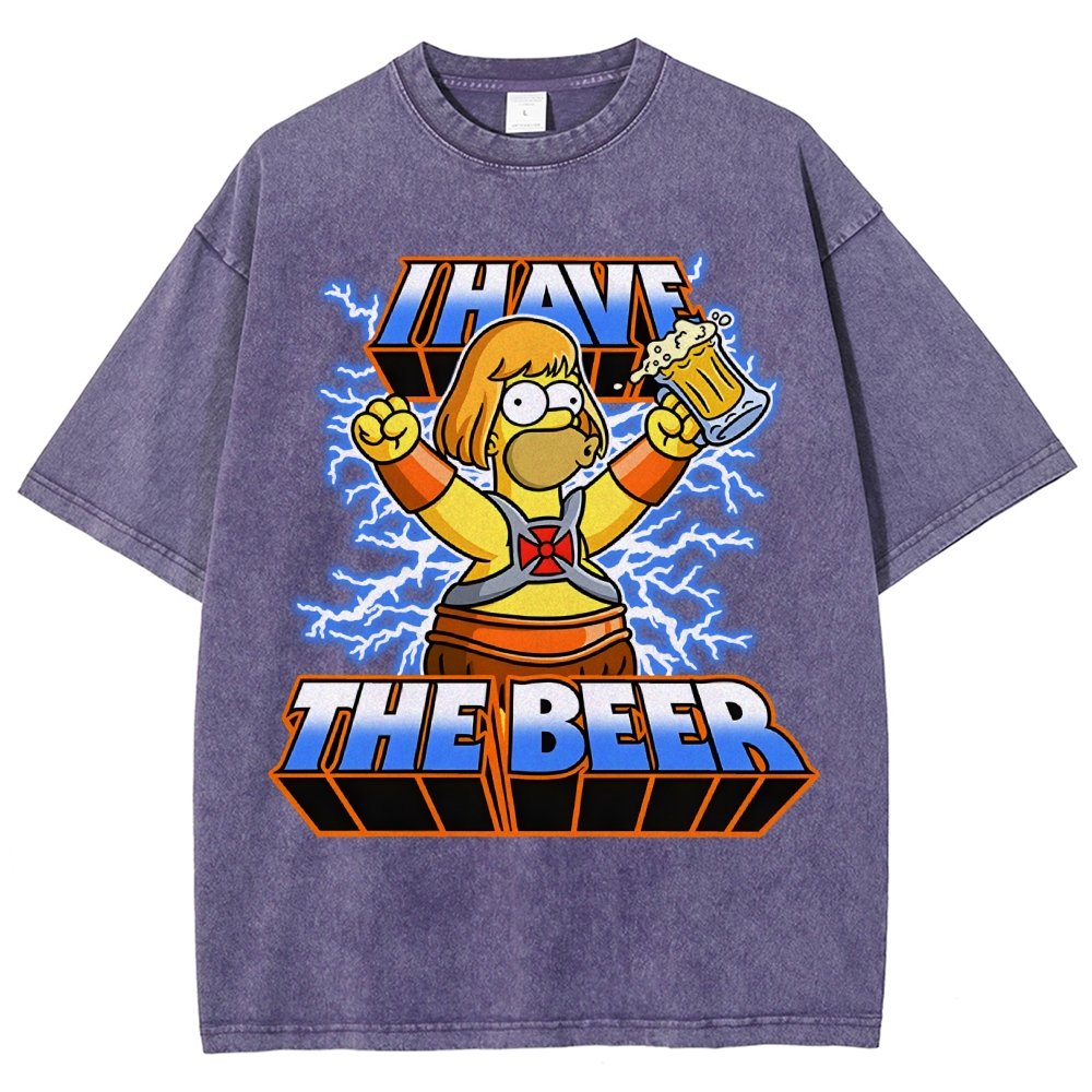 He-Beer Vintage Distressed T-shirt
