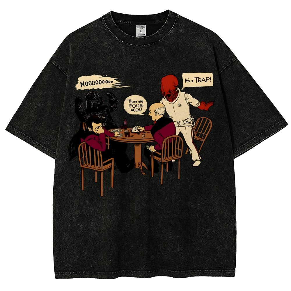 Poker Game Vintage Distressed T-shirt