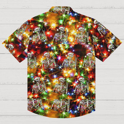 Cool Skull Print Geek Shirt