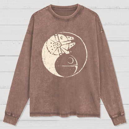 Balancing The Power Washed Long Sleeve Tee