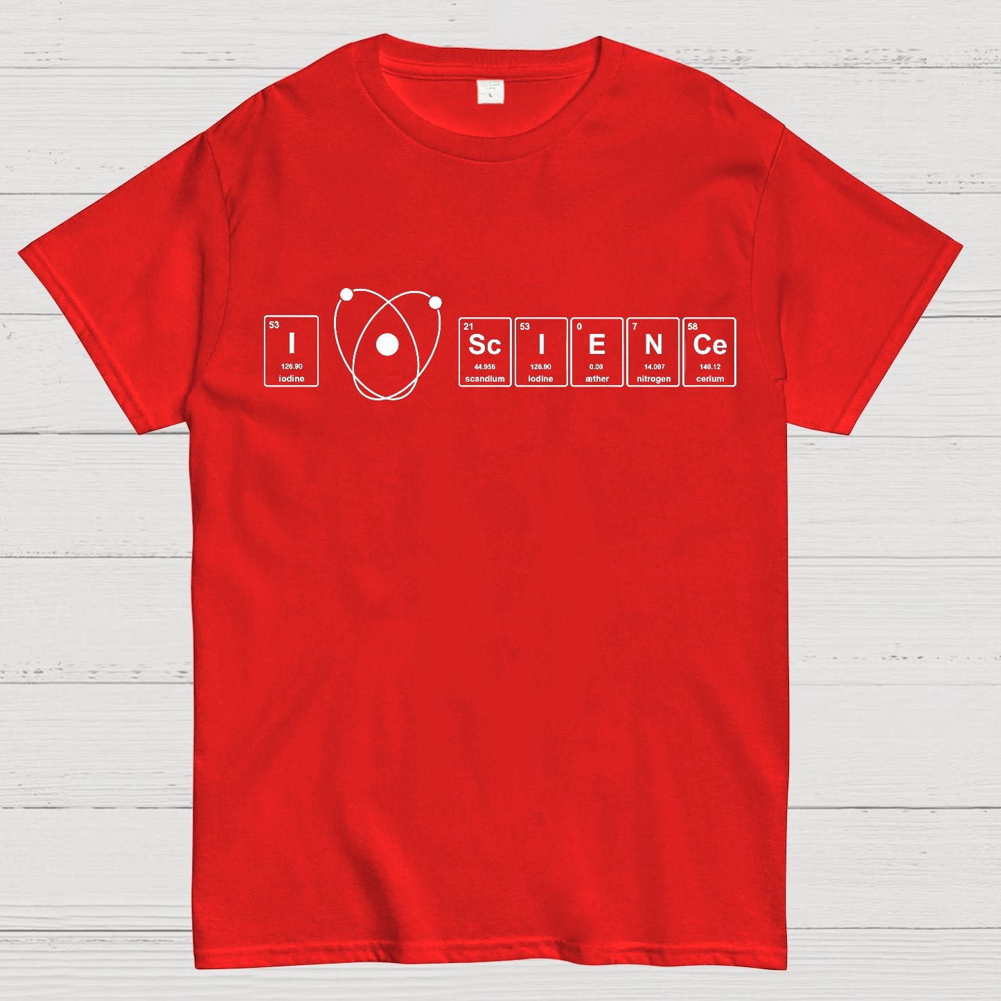 I Love Science Geeky T-Shirt