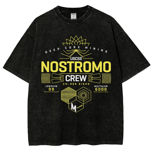 Nostromo Crew Vintage Distressed T-shirt
